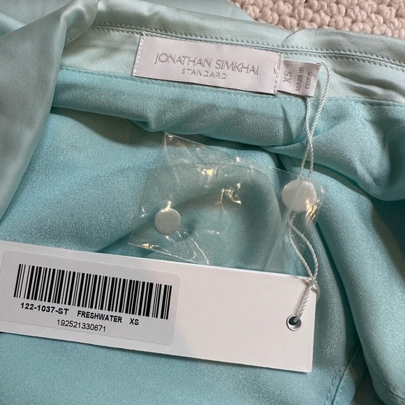 Jonathan Simkhai Light Blue Mini Dress - Picture 7 of 7